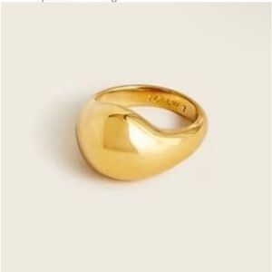 NWT J. Crew Sculptural Orb Ring in Gold Size 8